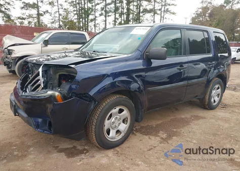 2013 Honda Pilot Lx z USA, uszkodzony, nr VIN 5FNYF4H21DB076428